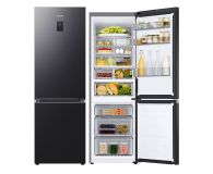 Lodówka Lodówka Samsung RB34C775CB1 EF No Frost 185,3cm Grafitowa Stal Komora Zero Metal Cooling AI 340L